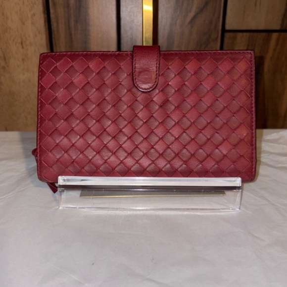 Bottega Veneta Handbags - Bottega Veneta red wallet